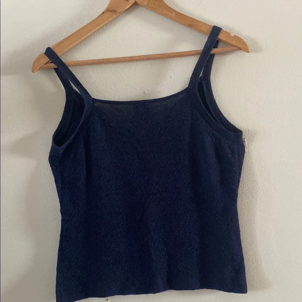 Eileen Fisher Women's Navy Top 100% wool - Picture 9 of 9